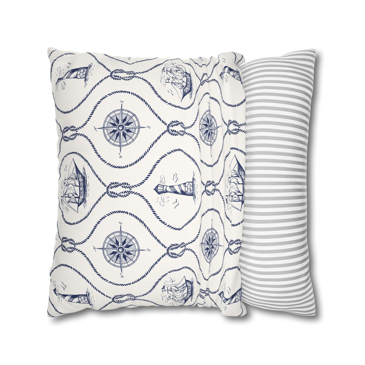 Nautical Summer Pillow Cover, Summer Home Decor, Boat House, Beach House, Marina