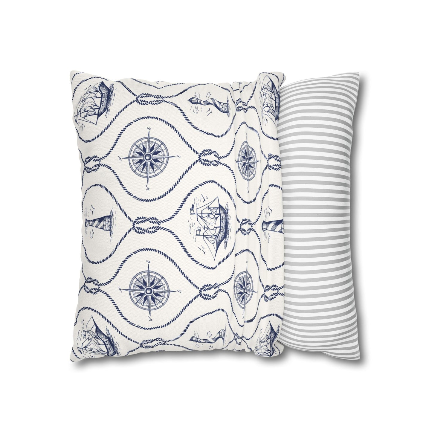 Nautical Summer Pillow Cover, Summer Home Decor, Boat House, Beach House, Marina