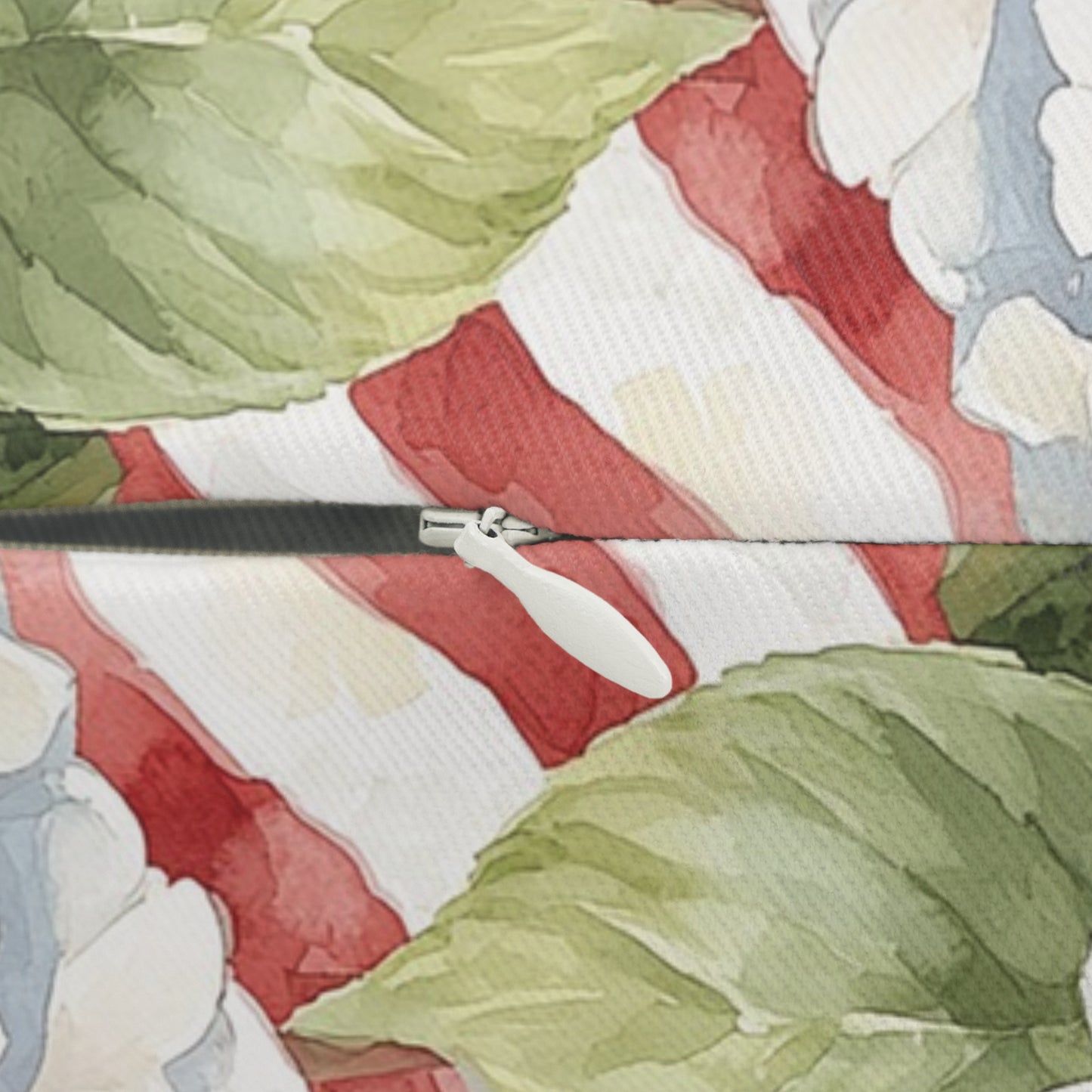 Patriotic Hydrangea Lumbar Pillow with Cover, Summer Farmhouse Decor, Double Sided Graphics