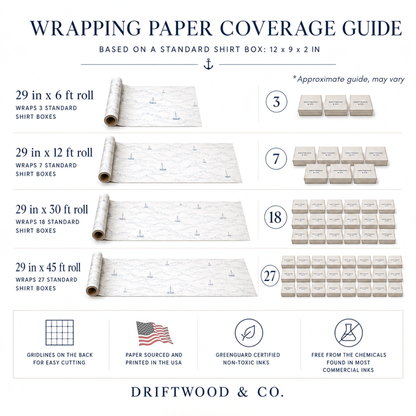 Boho Neutral Green Baby Wrapping Paper