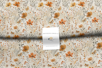 Fall Botanical Fabric