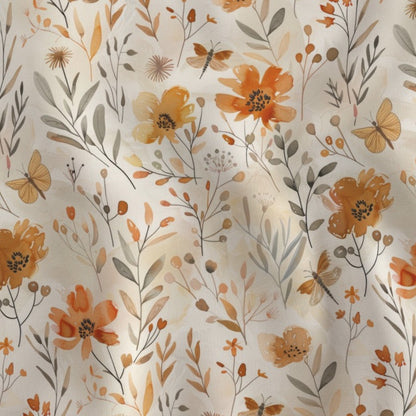 Fall Botanical Fabric