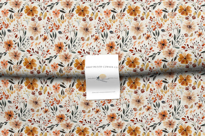 Fall Botanical Fabric