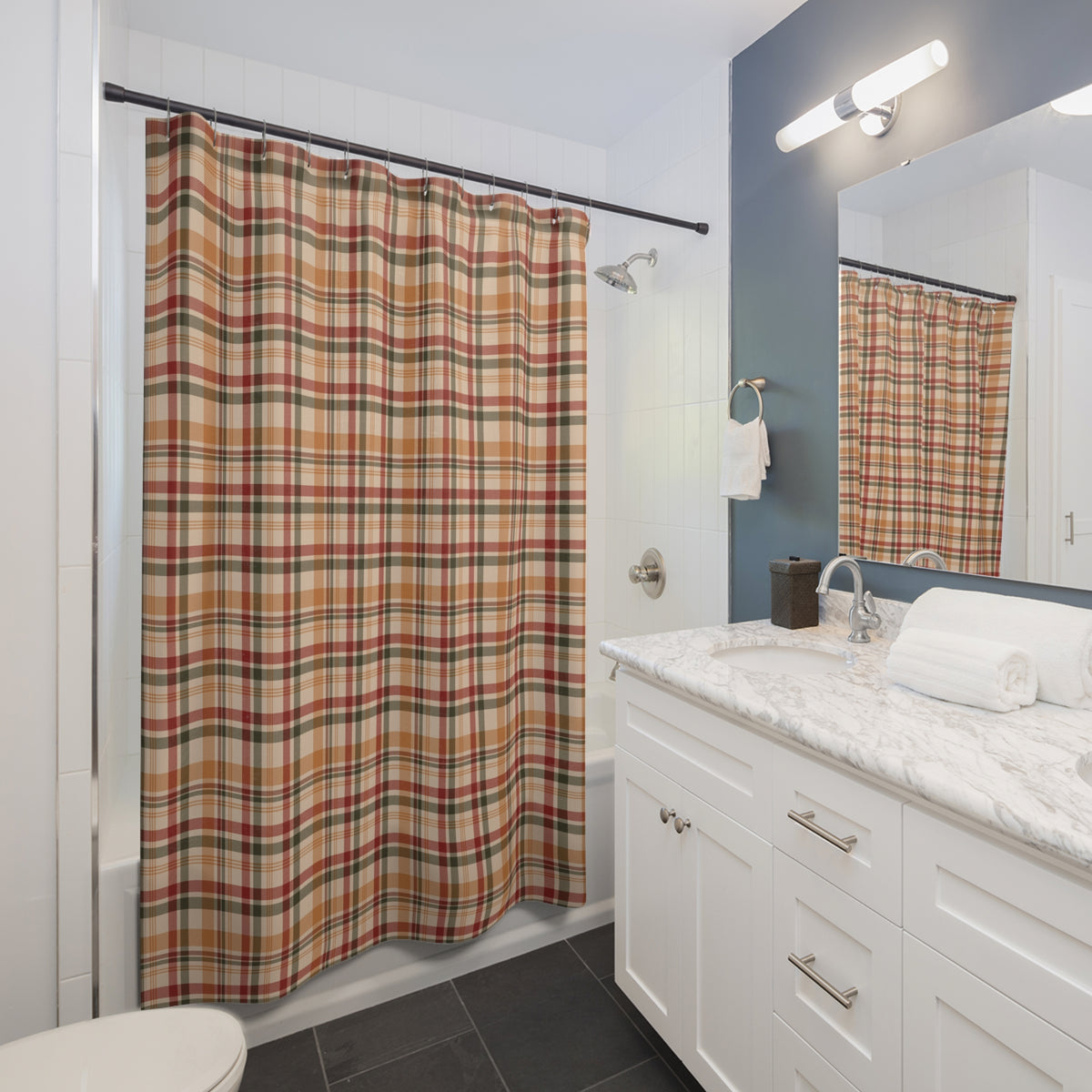 Cider Mill Plaid Shower Curtain