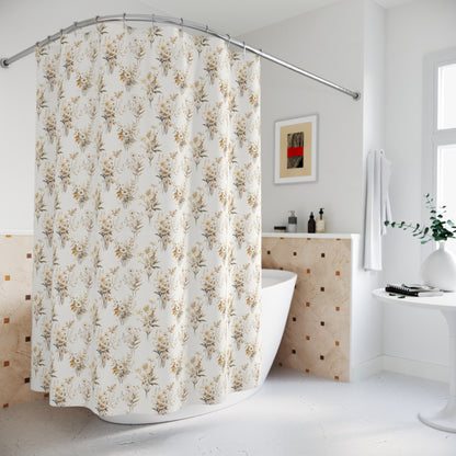 Fall Botanical Shower Curtain