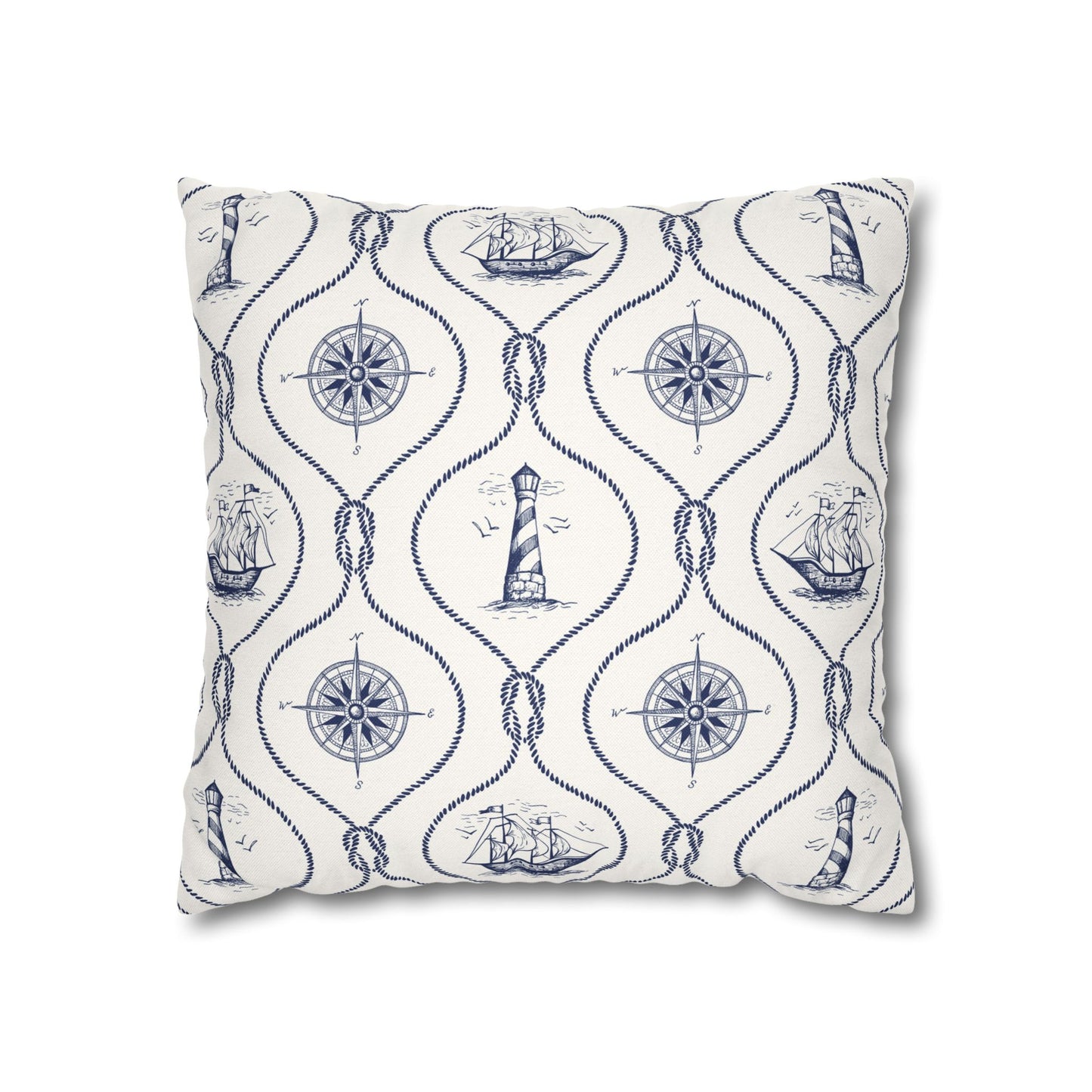 Nautical Summer Pillow Cover, Summer Home Decor, Boat House, Beach House, Marina