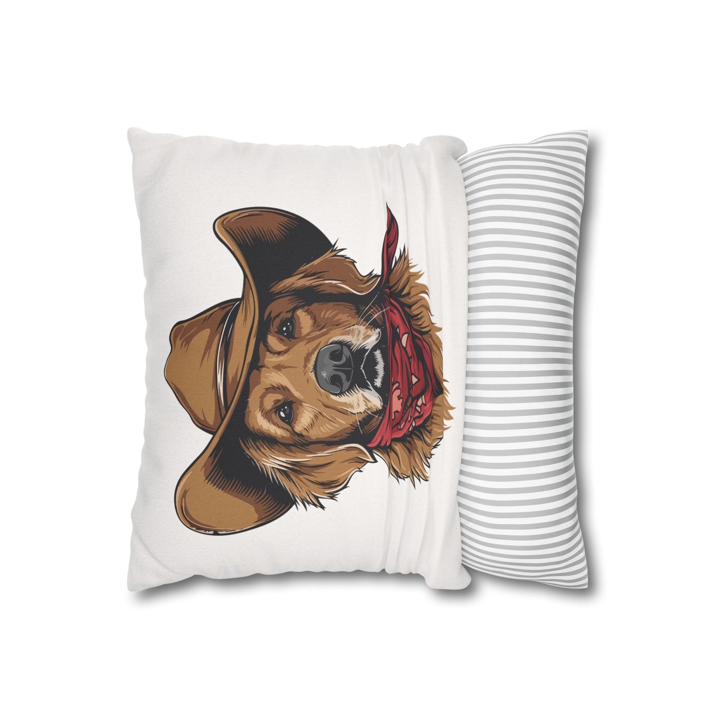 Western Golden Retriever, Double Sided Pillow Cover