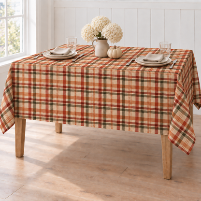 Cider Mill Plaid Tablecloth