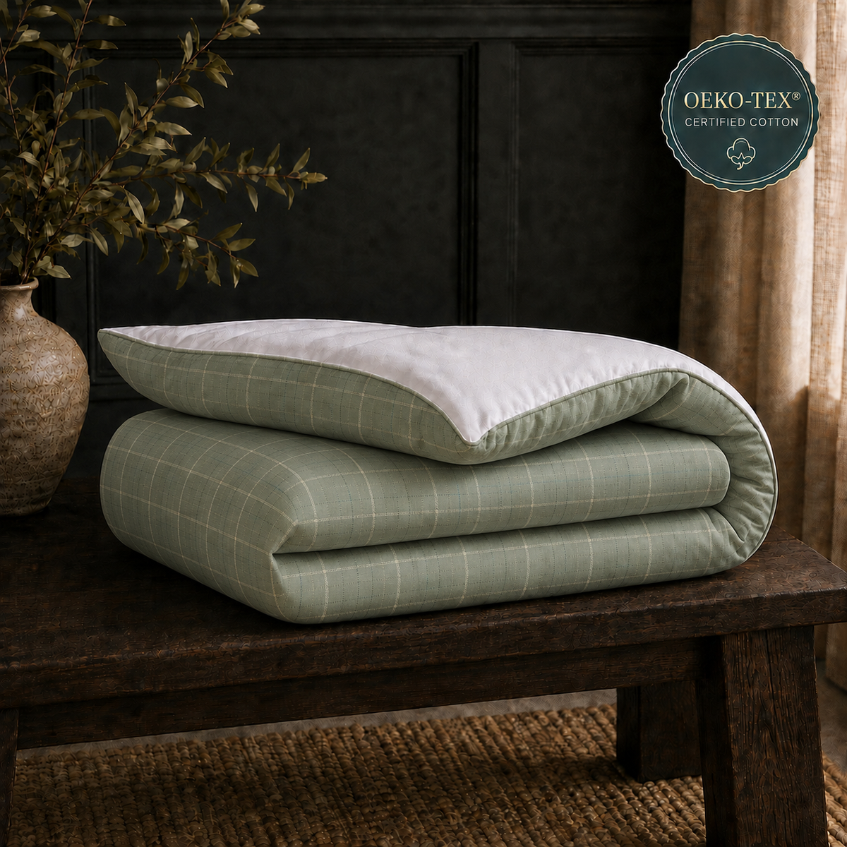 Sagewood Heritage Plaid Comforter