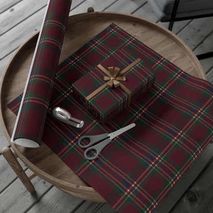 Burgundy Manor Tartan