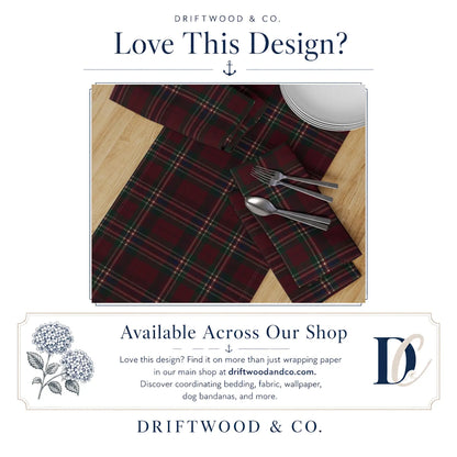 Burgundy Manor Tartan