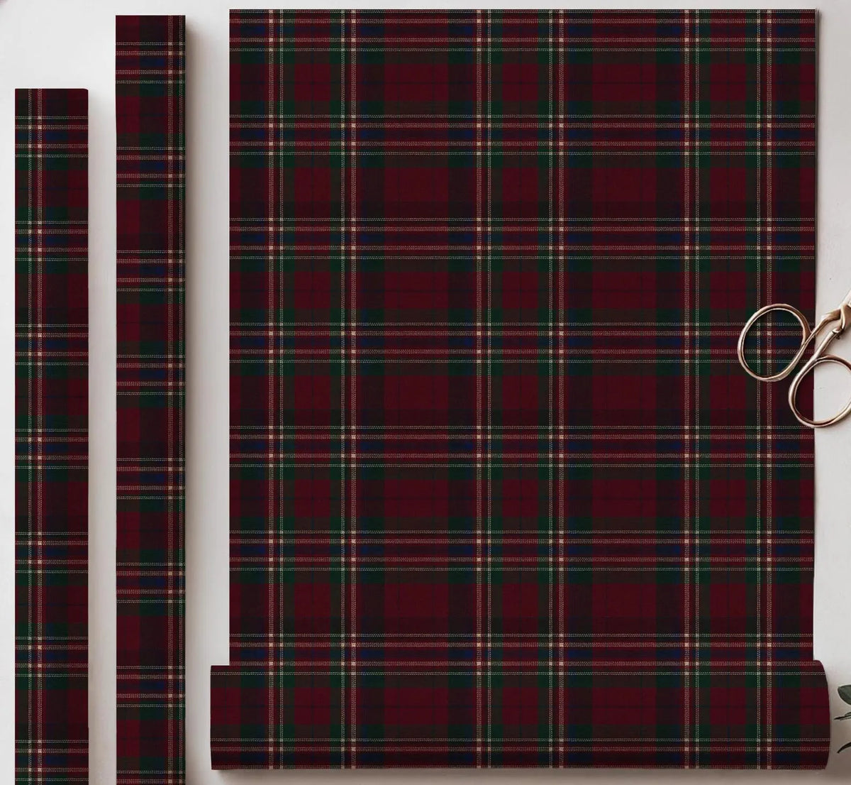 Burgundy Manor Tartan