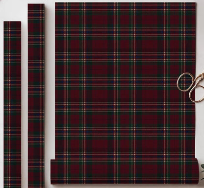 Burgundy Manor Tartan