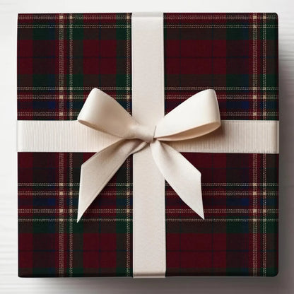 Burgundy Manor Tartan
