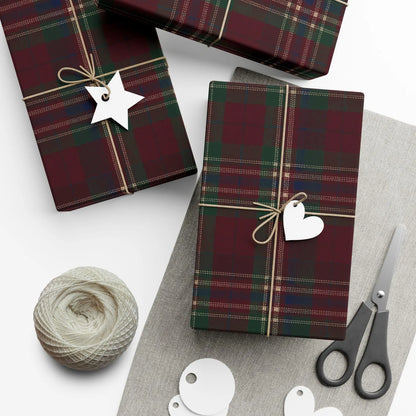Burgundy Manor Tartan