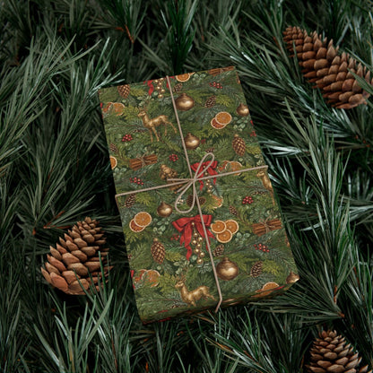 Gilded Evergreen & Brass