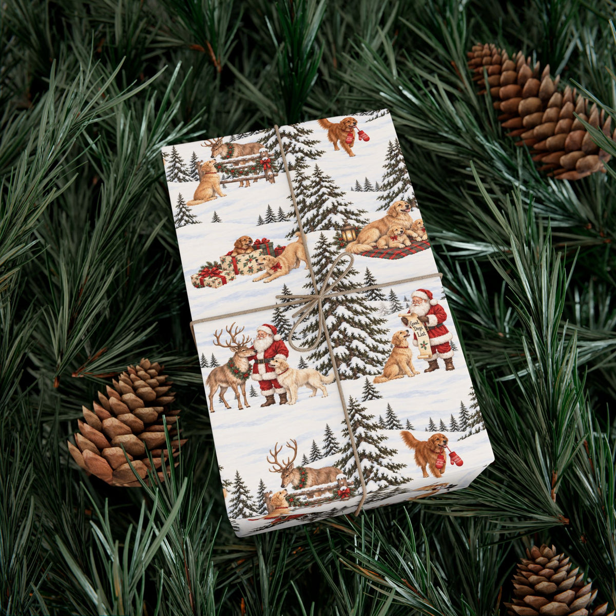 Santa's Favorite Golden Retrievers
