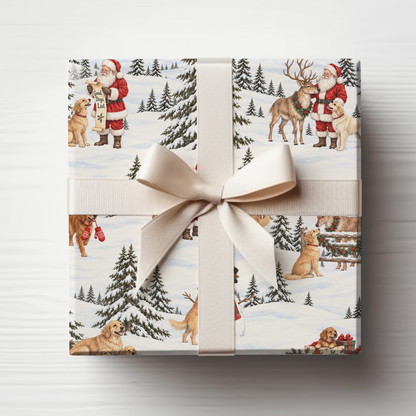 Santa's Favorite Golden Retrievers