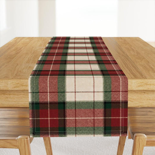 Classic Heritage Tartan Plaid Table Runner